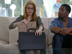 Black neighbor wins a chance to polish dishevelled pussy be expeditious for busty Penny Pax